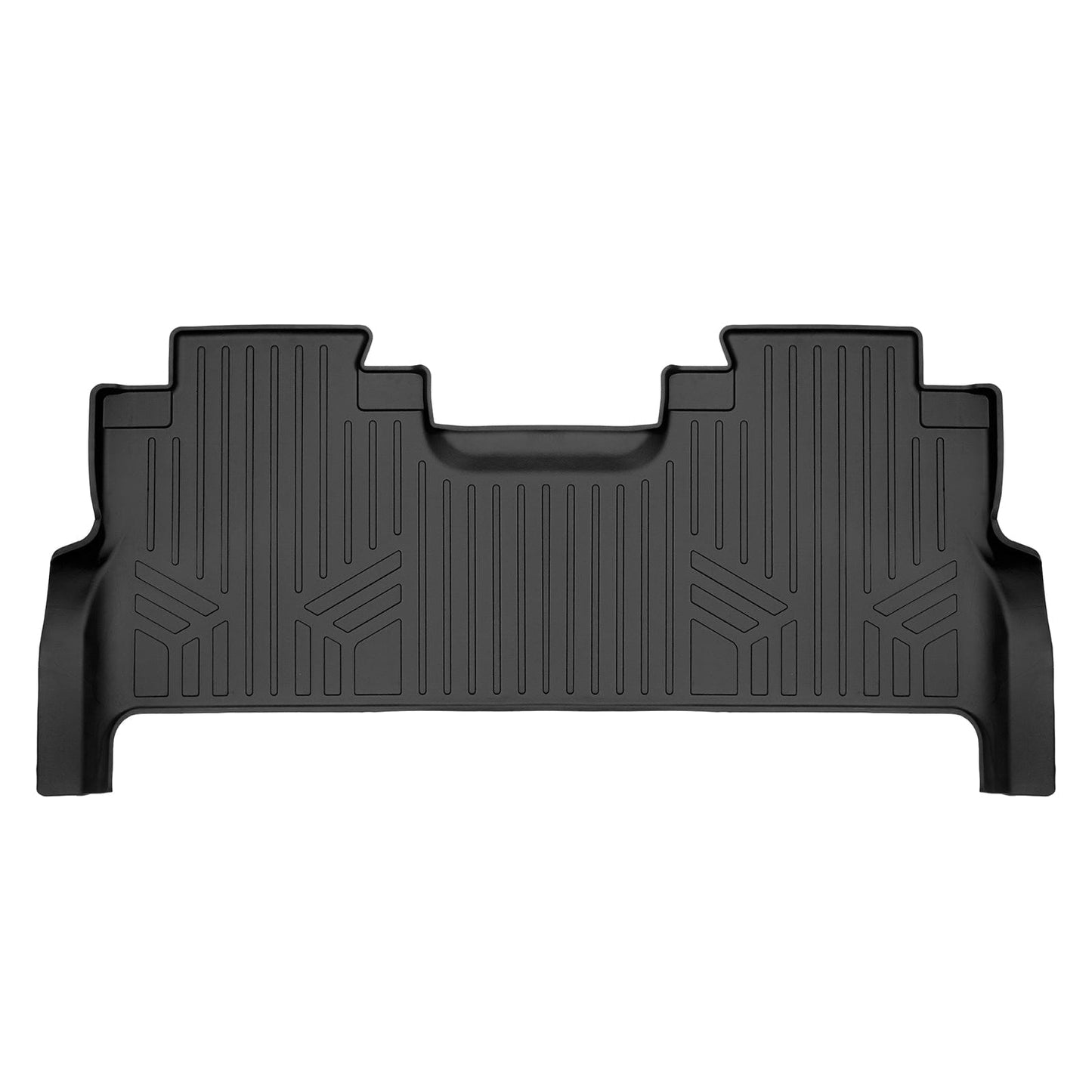 SMARTLINER Custom Fit Floor Liners For 2017-2025 Ford F-250/F-350 Super Crew Cab with Vinyl Flooring| 1st Row Bench Seat| No OTH Coverage| with Underseat Storage