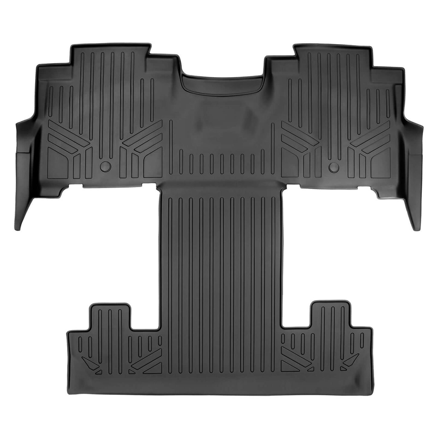 Smart Trim™ Custom Fit Floor Liners For 2018-2024 Ford Expedition/Lincoln Navigator 2nd Row Bucket Seats (no Max or L)