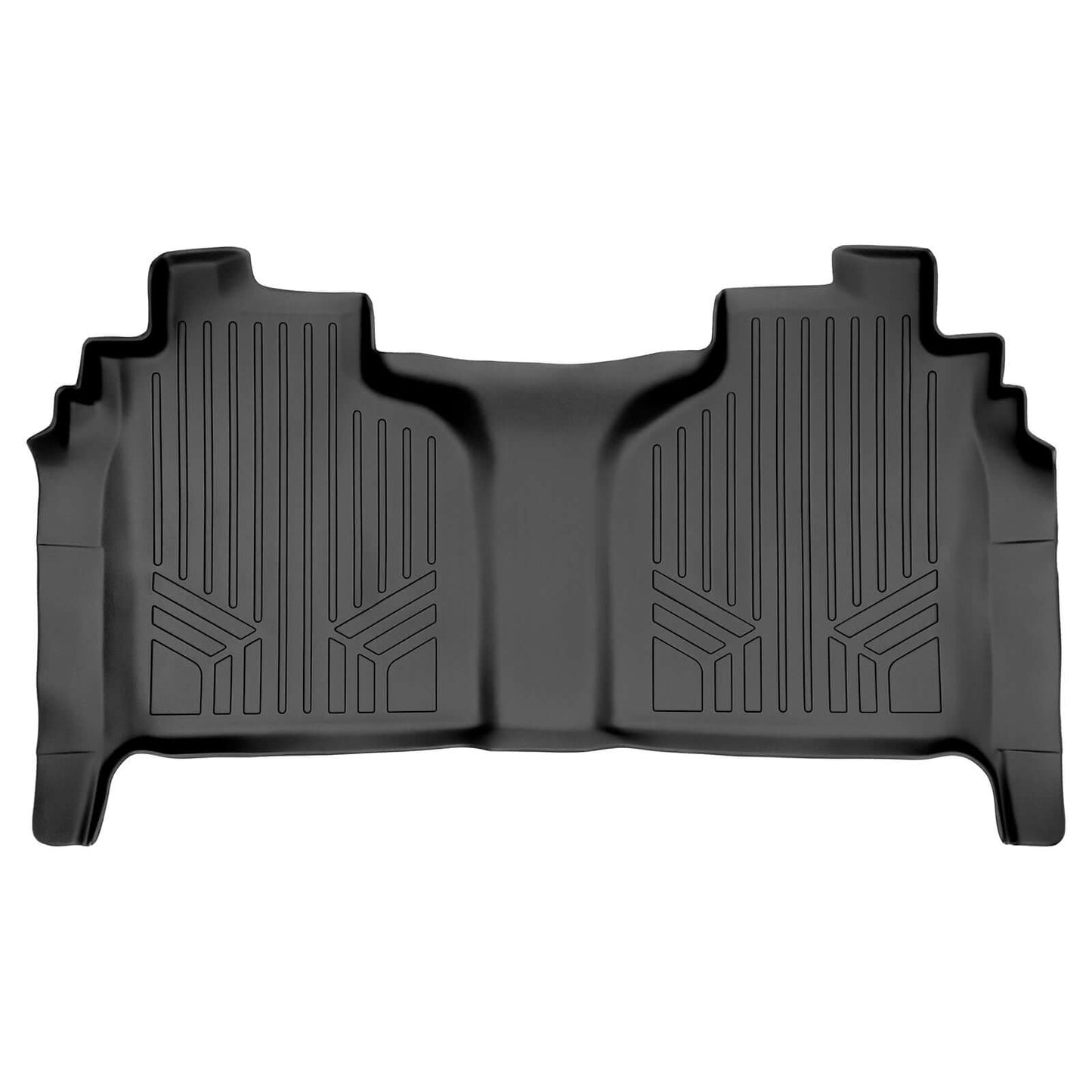 SmartCoverage™ Custom Fit Floor Liners For 2019-2025 Chevrolet Silverado 1500/ GMC Sierra 1500 Crew Cab with Carpeted Flooring and 1st Row Bucket Seats and 2nd Row Underseat Storage