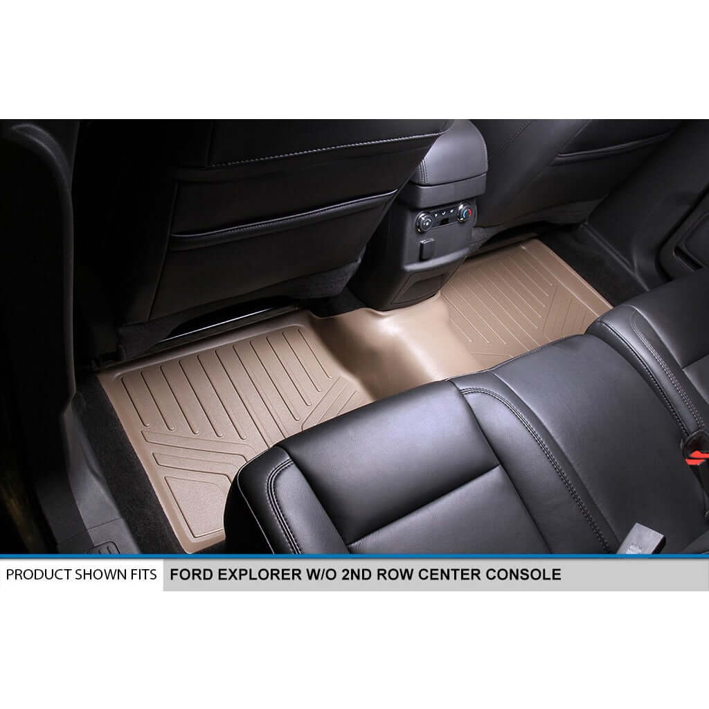 SMARTLINER Custom Fit Floor Liners For 2015-2016 Explorer (without 2nd Row Center Console)