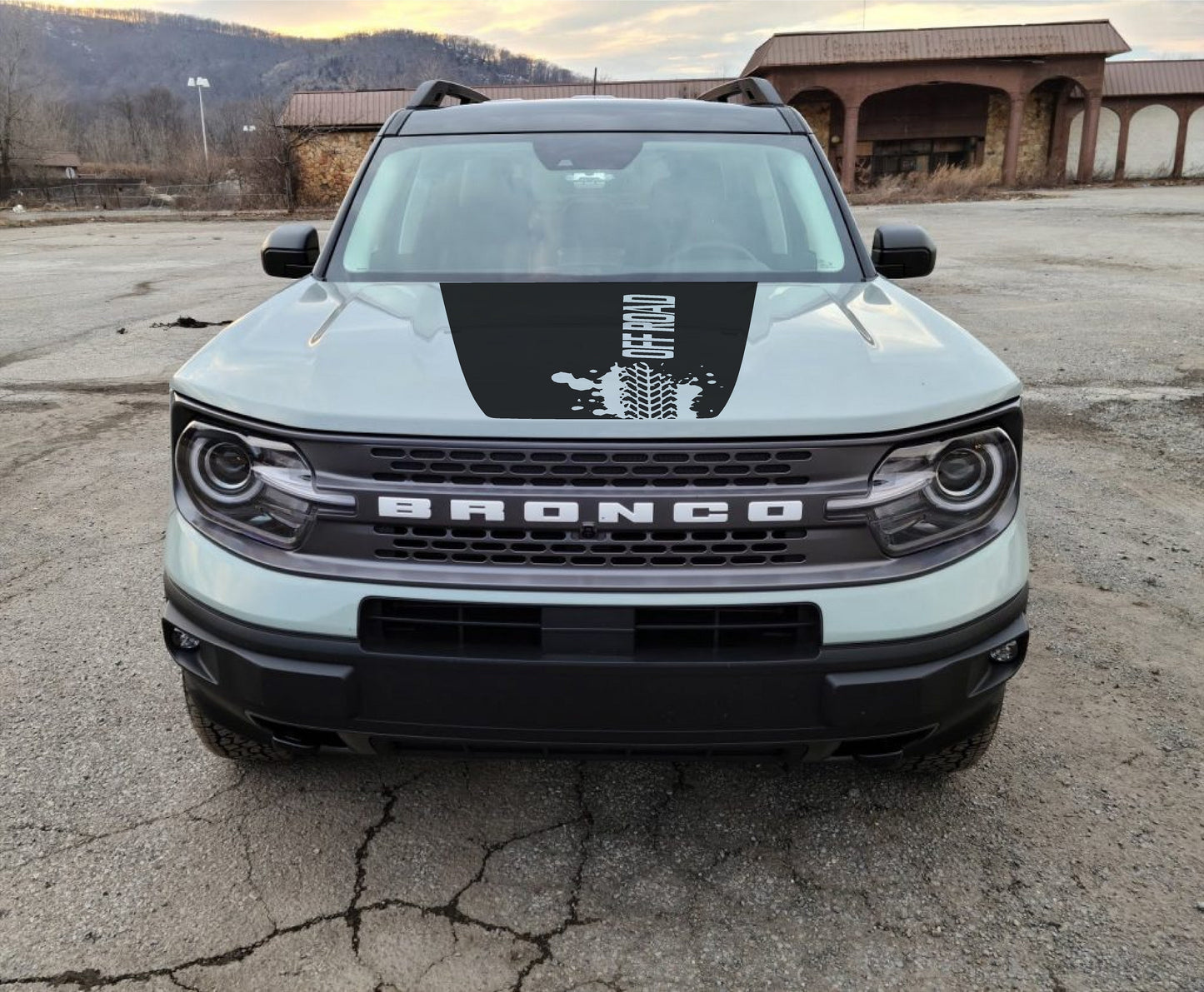 "OFF ROAD" Hood Decal Cover for 2021-2025 Ford Bronco Sport