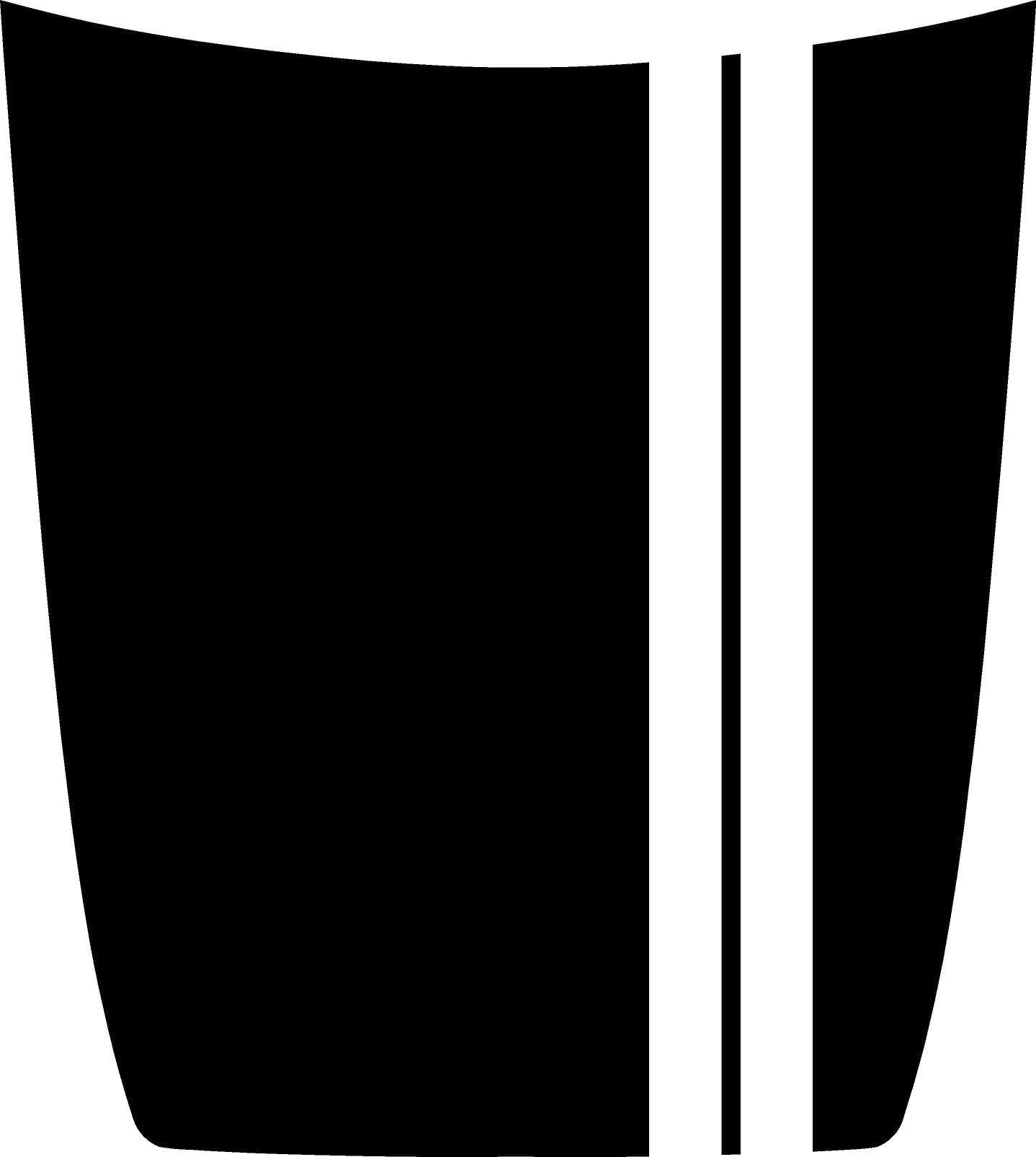 Offset Stripes Hood Decal Cover for 2021-2025 Ford Bronco Sport