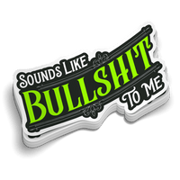 Sounds Like BS Hard Hat Decal