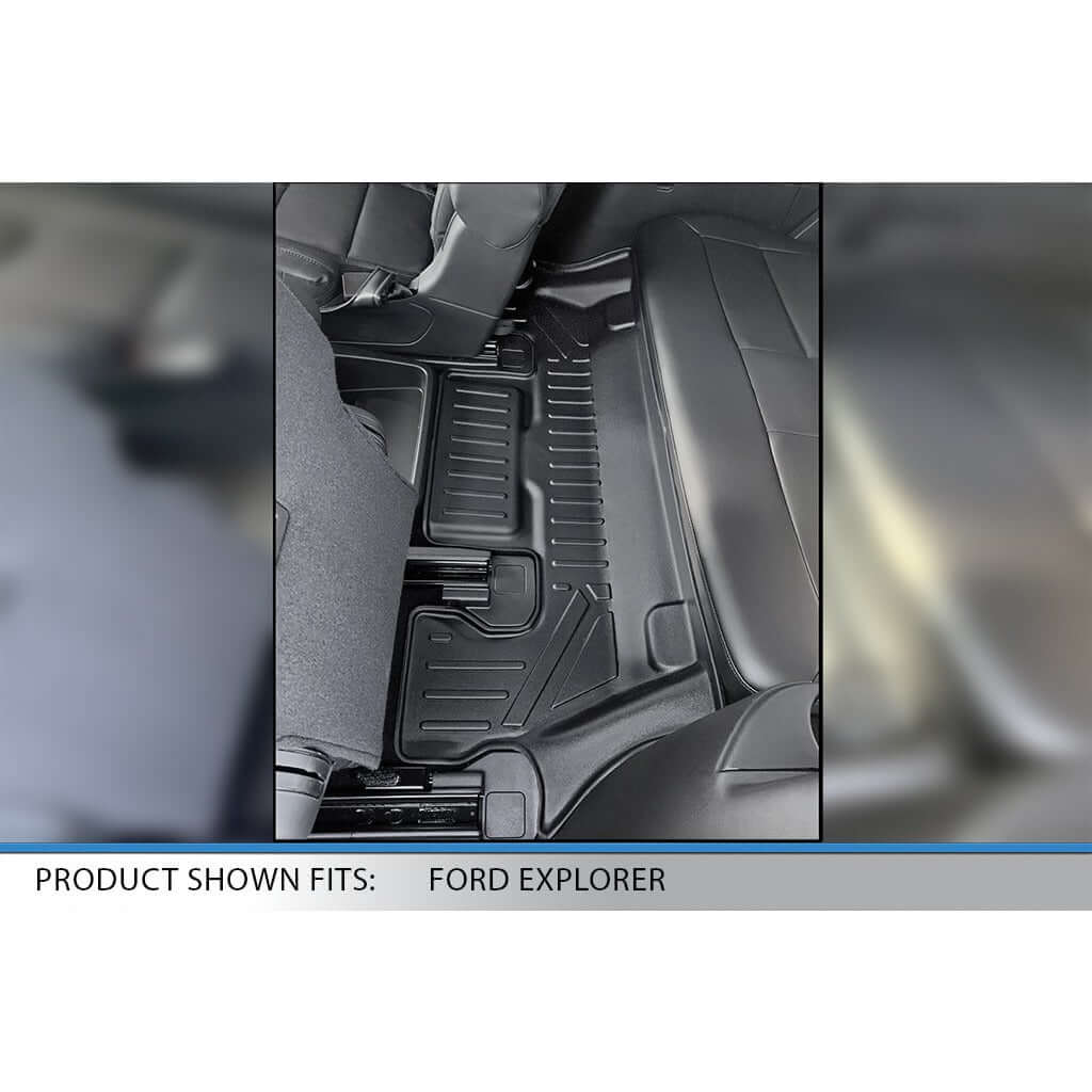 SMARTLINER Custom Fit Floor Liners For for 2020-2025 Ford Explorer 7 Passenger