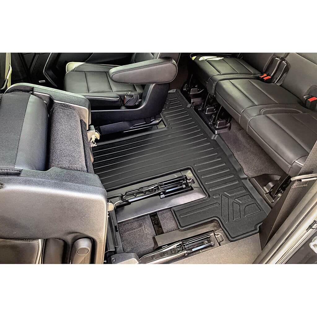 SMARTLINER Custom Fit Floor Liners For 2021-2025 GMC Yukon XL/ Yukon Denali XL with 2nd Row Bucket Seats