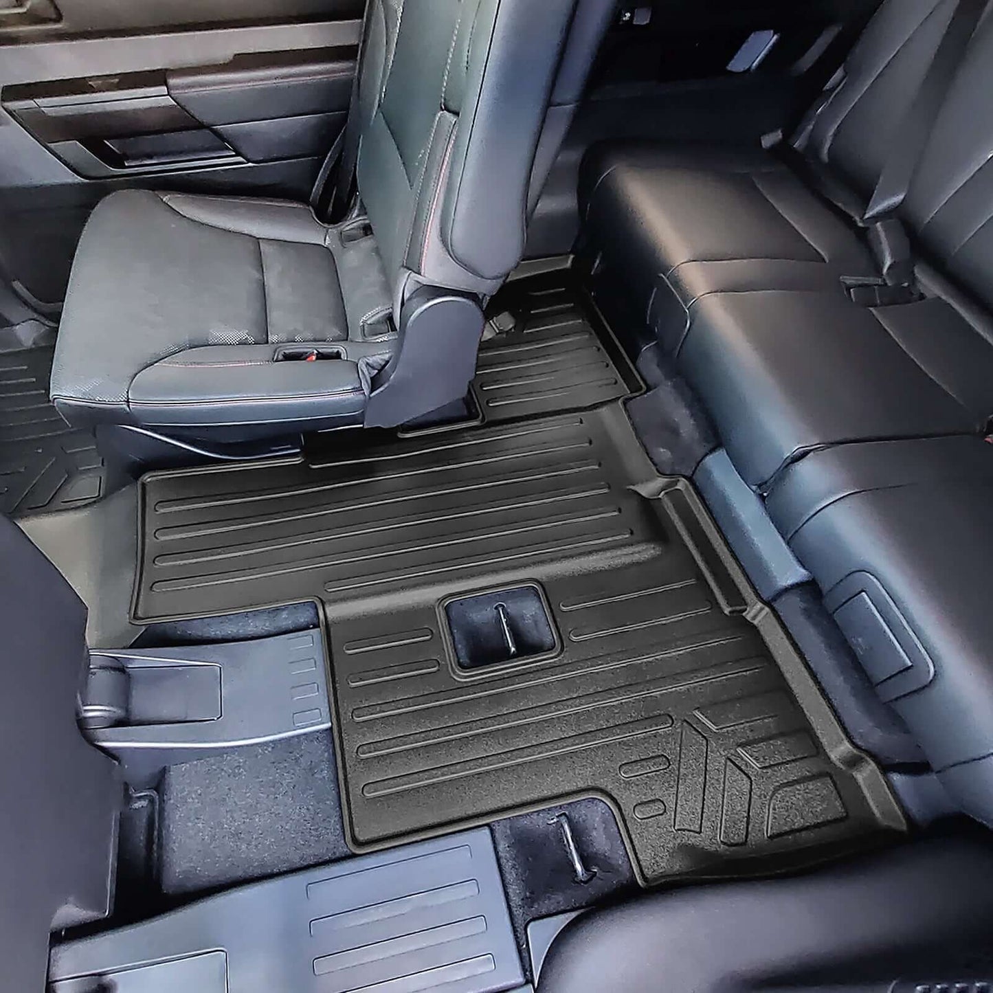 SMARTLINER Custom Fit Floor Liners For 2023-2025 Toyota Sequoia (7 Passenger Model without Center Console)