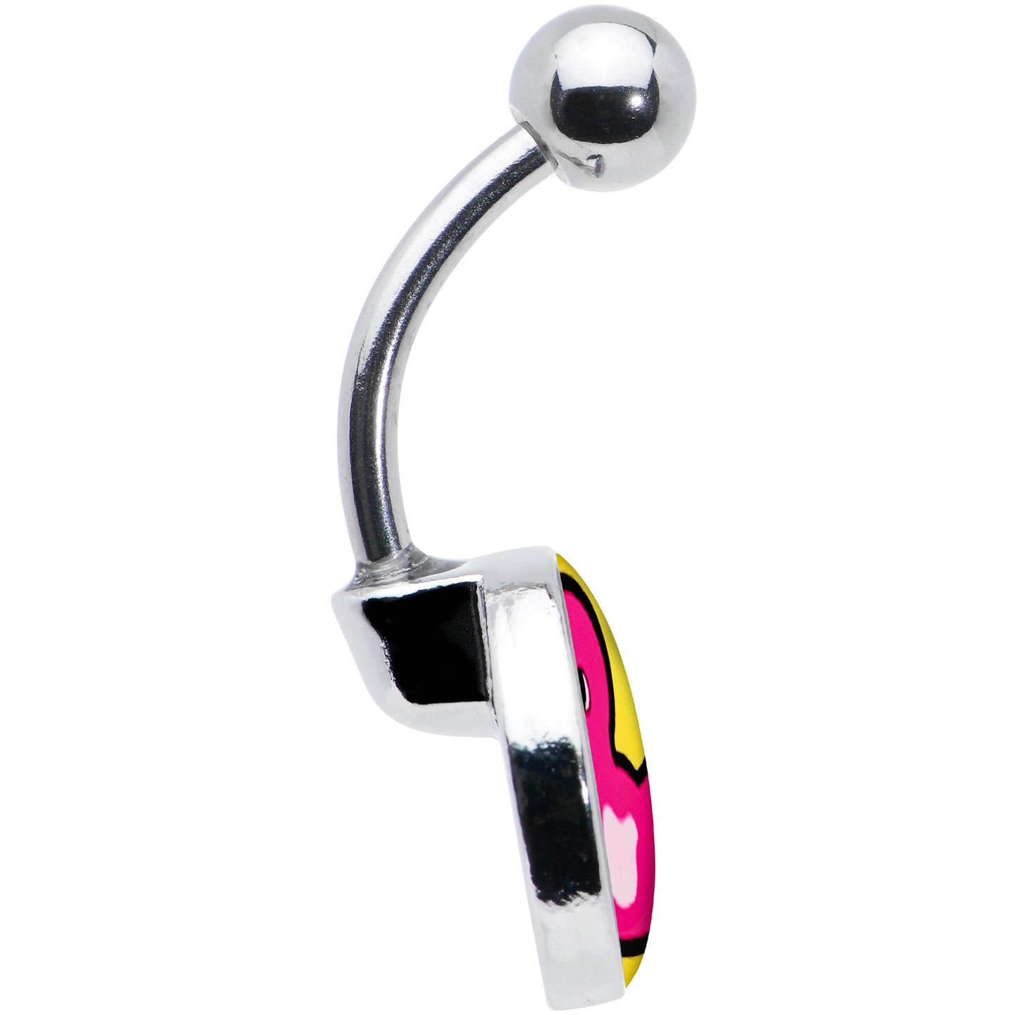 Pink Ducky Belly Ring by Onyx O