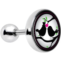 Lovebirds Silhouette Tragus Cartilage Earring