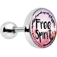 16G 1/4 Free Spirit Tragus Cartilage Earring