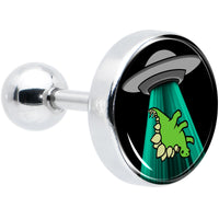 16G 1/4 Alien UFO Dinosaur Abduction Cartilage Tragus Earring by Onyx O