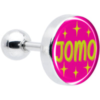 16G 1/4 Pink JOMO Tragus Cartilage Earring by Onyx O