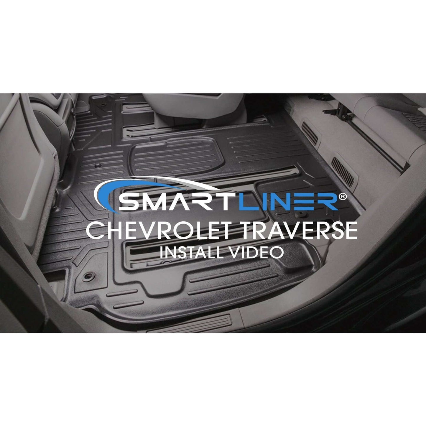 SMARTLINER Custom Fit Floor Liners For 2024-2026 GMC Acadia/Chevrolet Traverse/Buick Enclave with 2nd Row Bench Seats