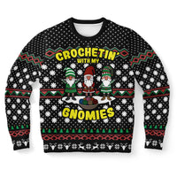 Crochetin' with my Gnomies Christmas Sweatshirt