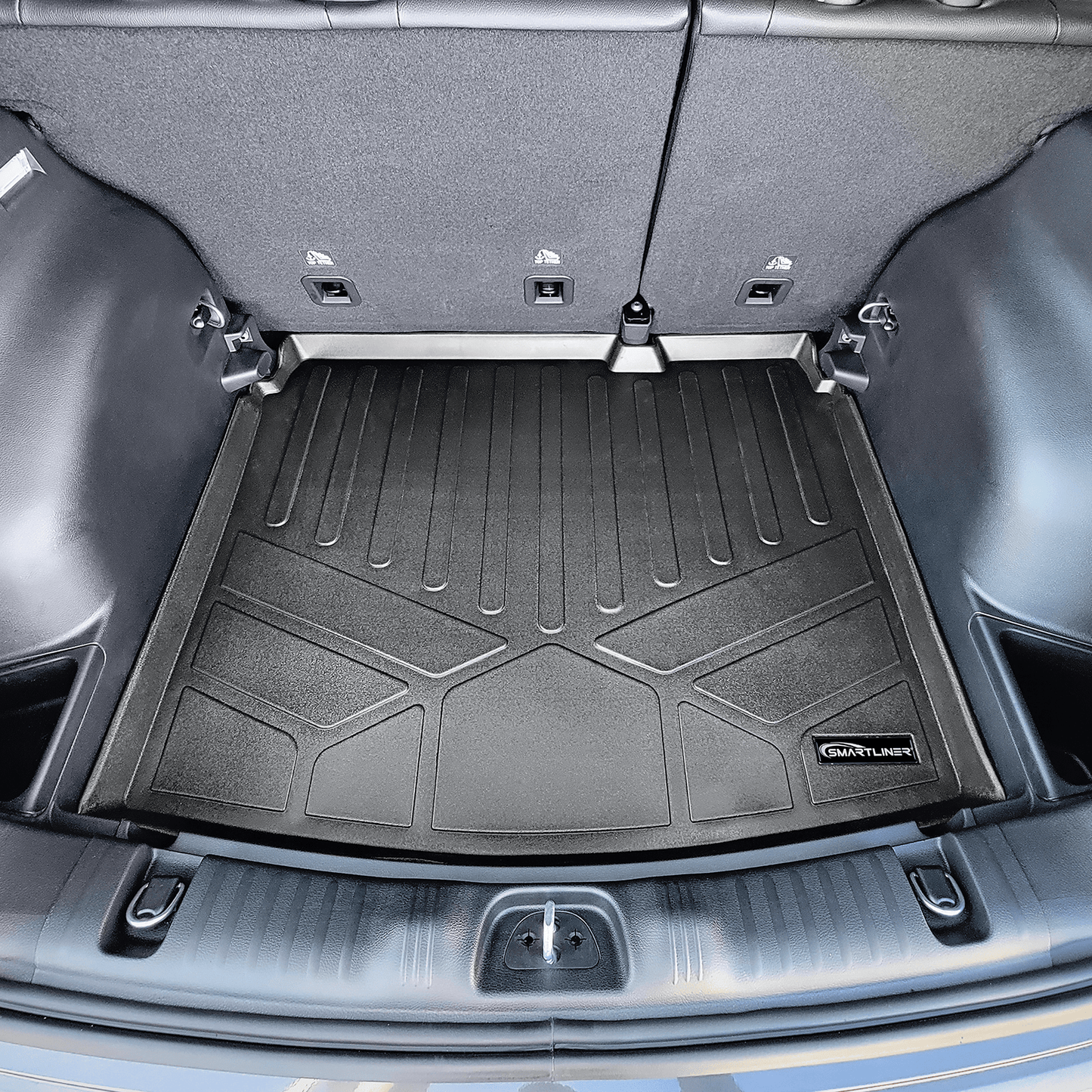 SMARTLINER Custom Fit Floor Liners For 2017-2025 Jeep Compass with Dual Driver Side Floor Hooks (New Body Style)