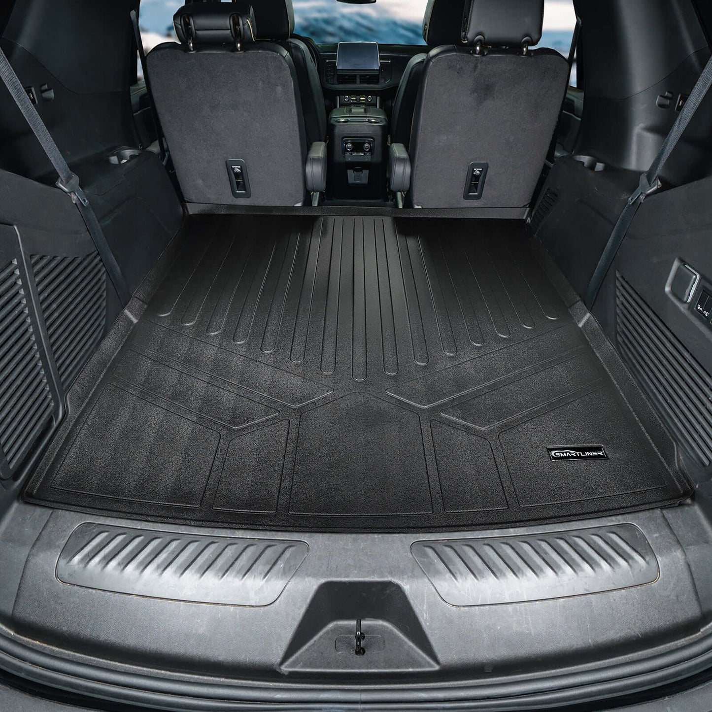SMARTLINER Custom Fit Floor Liners For 2021-2025 Cadillac Escalade with 2nd Row Bench Seat