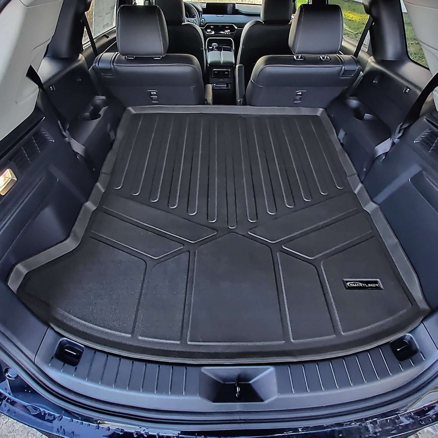 SMARTLINER Custom Fit Floor Liners For 2024-2025 Mazda CX-90 (Only Fits 2nd Row Bucket Seats With No Center Console)