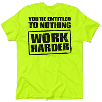 Entitled - Safety Yellow T-Shirt