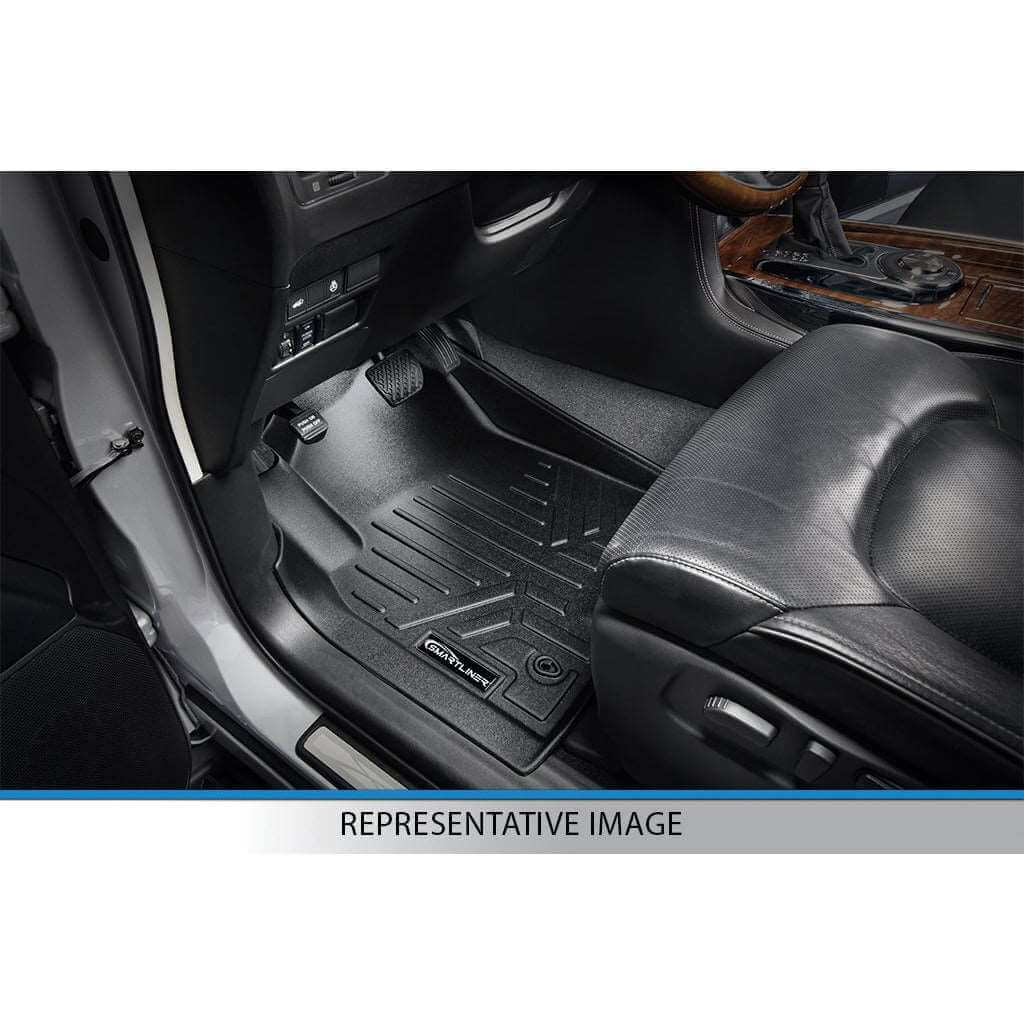 SMARTLINER Custom Fit Floor Liners For 2007 - 2017 Ford Expedition/Lincoln Navigator with 2nd Row Bucket Seats (No EL or L Models)