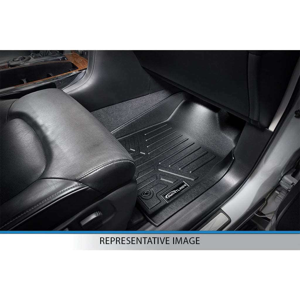 SMARTLINER Custom Fit Floor Liners For 14-18 Silverado/Sierra 1500 - 2015-2021 2500/3500 HD