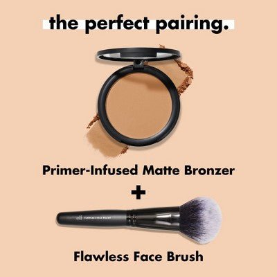 e.l.f. Primer - Infused Matte Bronzer Fresh Tan 0.35oz - New - Jaico Online Shop