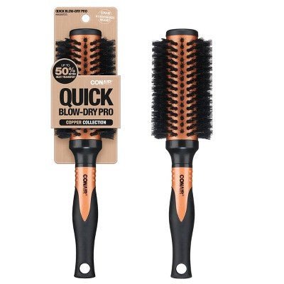 Conair Copper Pro Mixed Boar Bristle Round Hair Brush - Imperfect Box - Jaico Online Shop