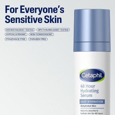 Cetaphil Deep Hydration 48 Hour Activation Hyaluronic Acid Serum 1 fl oz - New - Jaico Online Shop