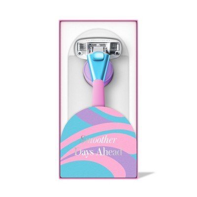Athena Women's 5 Blade Reusable Razor Kit Pool Party - Imperfect Box - Jaico Online Shop