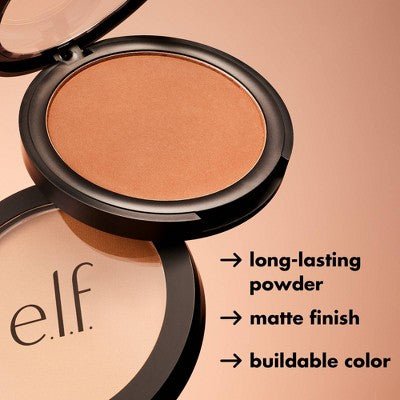 e.l.f. Primer - Infused Matte Bronzer Fresh Tan 0.35oz - New - Jaico Online Shop
