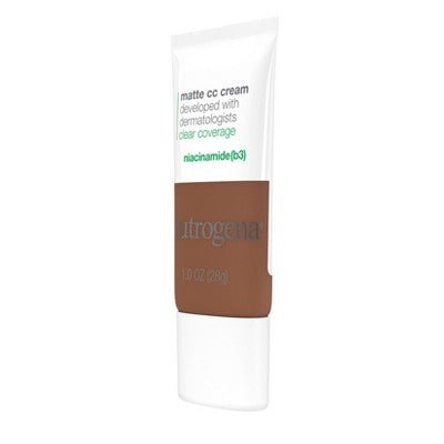 Neutrogena Clear Coverage Flawless Matte Color Correcting Cream, Full - Coverage 9.0 Cinnamon - New - Jaico Online Shop