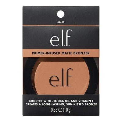 e.l.f. Primer - Infused Matte Bronzer Fresh Tan 0.35oz - New - Jaico Online Shop