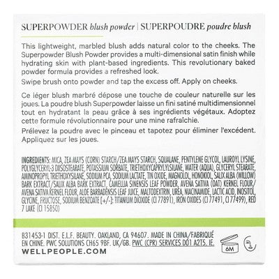 Well People Superpowder Blush Sweet Persimmon 0.17oz - New - Jaico Online Shop