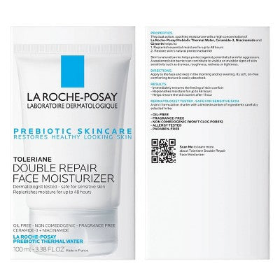 La Roche Posay Toleriane Double Repair Face Moisturizer Ceramide and Niacinamide 3.38 fl oz - Missing Box
