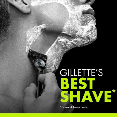 Gillette Labs Men's Special NFL Lions Edition Shaving Razor with 4 Refills and Magnetic Stand - New