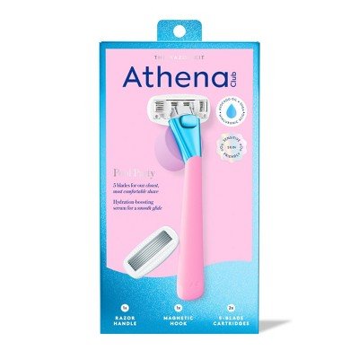 Athena Women's 5 Blade Reusable Razor Kit Pool Party - Imperfect Box - Jaico Online Shop