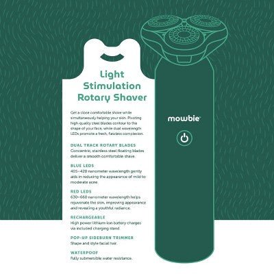 Mowbie Men's Light Treatment Rotary Shaver - New - Jaico Online Shop