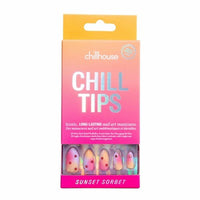 Chillhouse Chill Tips Press-On Fake Nails Sunset Sorbet 24ct - New