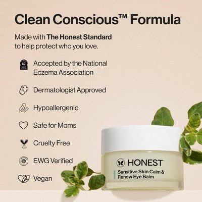 Honest Beauty Calm & Renew Melting Eye Balm with Calming Phyto - Blend 0.5oz - New - Jaico Online Shop