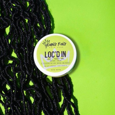 Young King Hair Care Loc and Twist Hair Gel 4oz - Imperfect Container - Jaico Online Shop