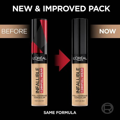 L'Oreal Paris Infallible Full Wear, Full Coverage, Waterproof Concealer 350 Bisque 0.33 fl oz - New