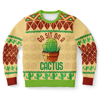 Go Sit on a Cactus Christmas Sweatshirt