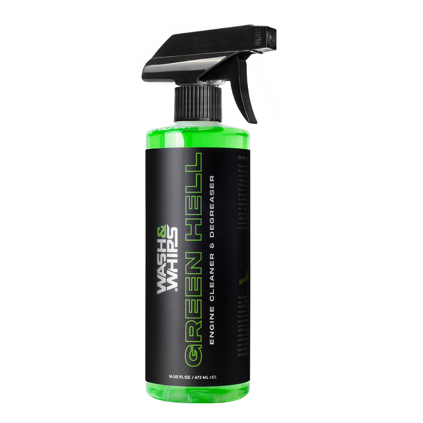 WASH&WHIPS Green Hell Engine Cleaner & Degreaser
