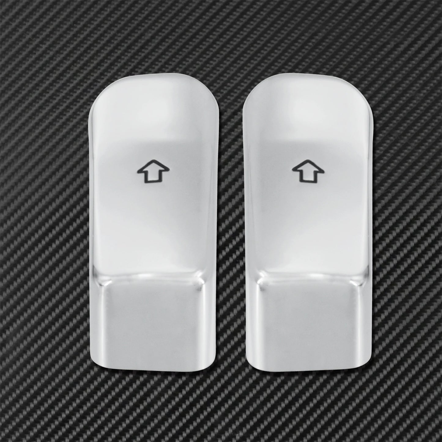 2xMotorcycle Black/Chrome Turn Signal Extension Caps Switch Button Extended Cover For Harley Sportster Dyna Fat Bob FXDF Softail
