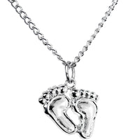 Dangling Feet Pendant Necklace