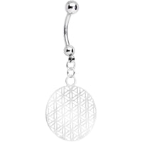Handcrafted Geometric Refraction Dangle Belly Ring