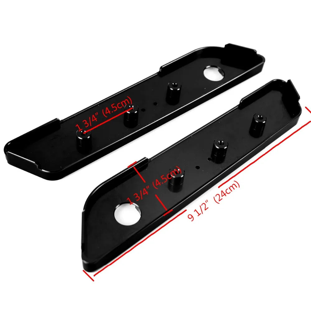 Shallow Cut Drive Contrast Cut Saddlebag Latch Covers Fit For Harley Touring Street Road Glide Road King 2014-2023 Models