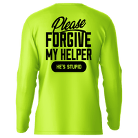 My Helper - Hi-Visibility UPF 50 Long Sleeve Sun Shirt