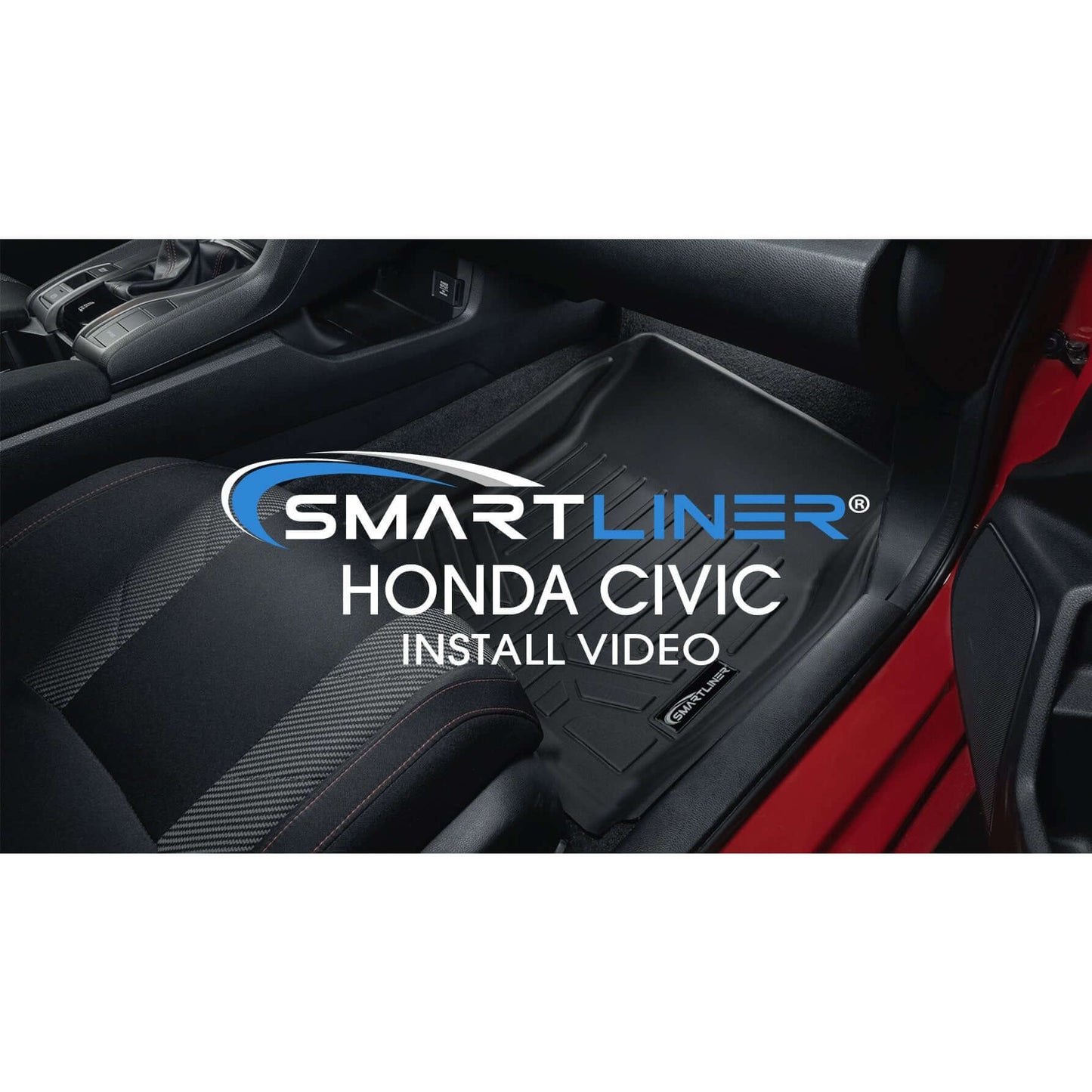 SMARTLINER Custom Fit Floor Liners For 2017-2021 Honda Civic Type R
