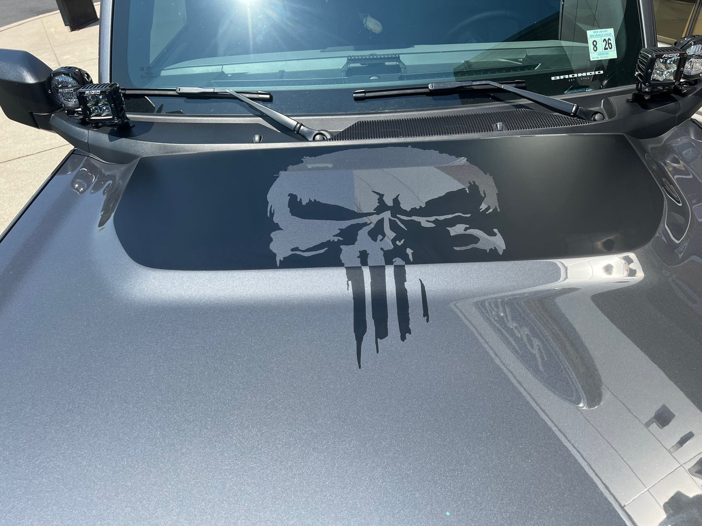 Skull Hood Decal for 2021-2025 Ford Bronco