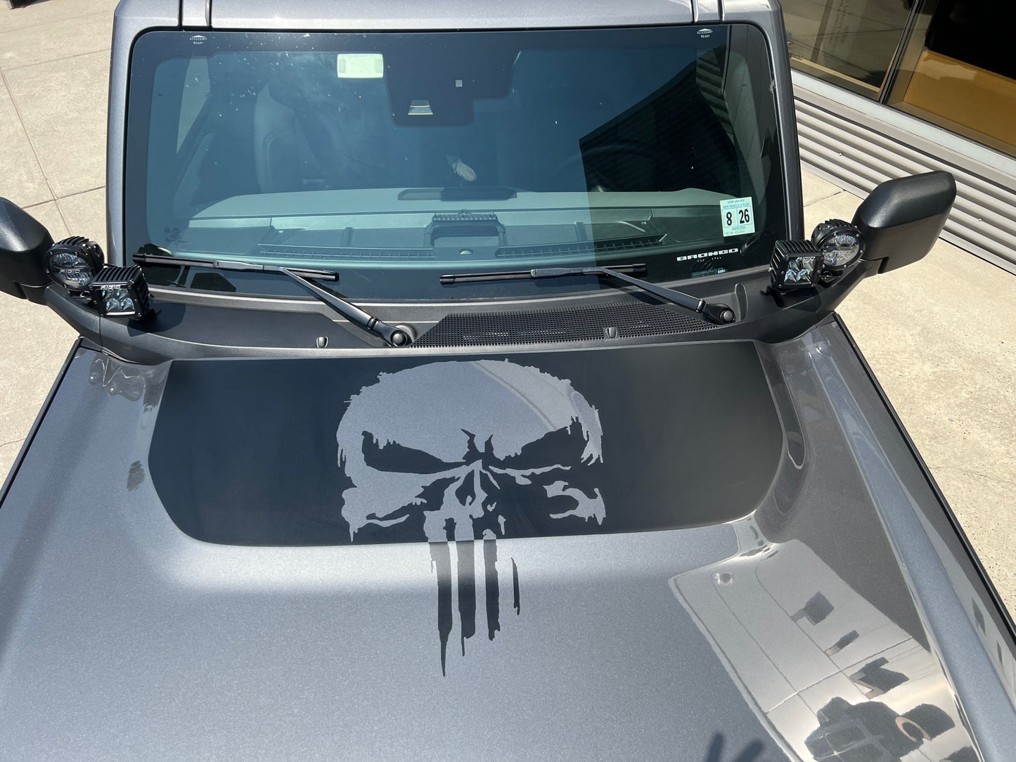 Skull Hood Decal for 2021-2025 Ford Bronco
