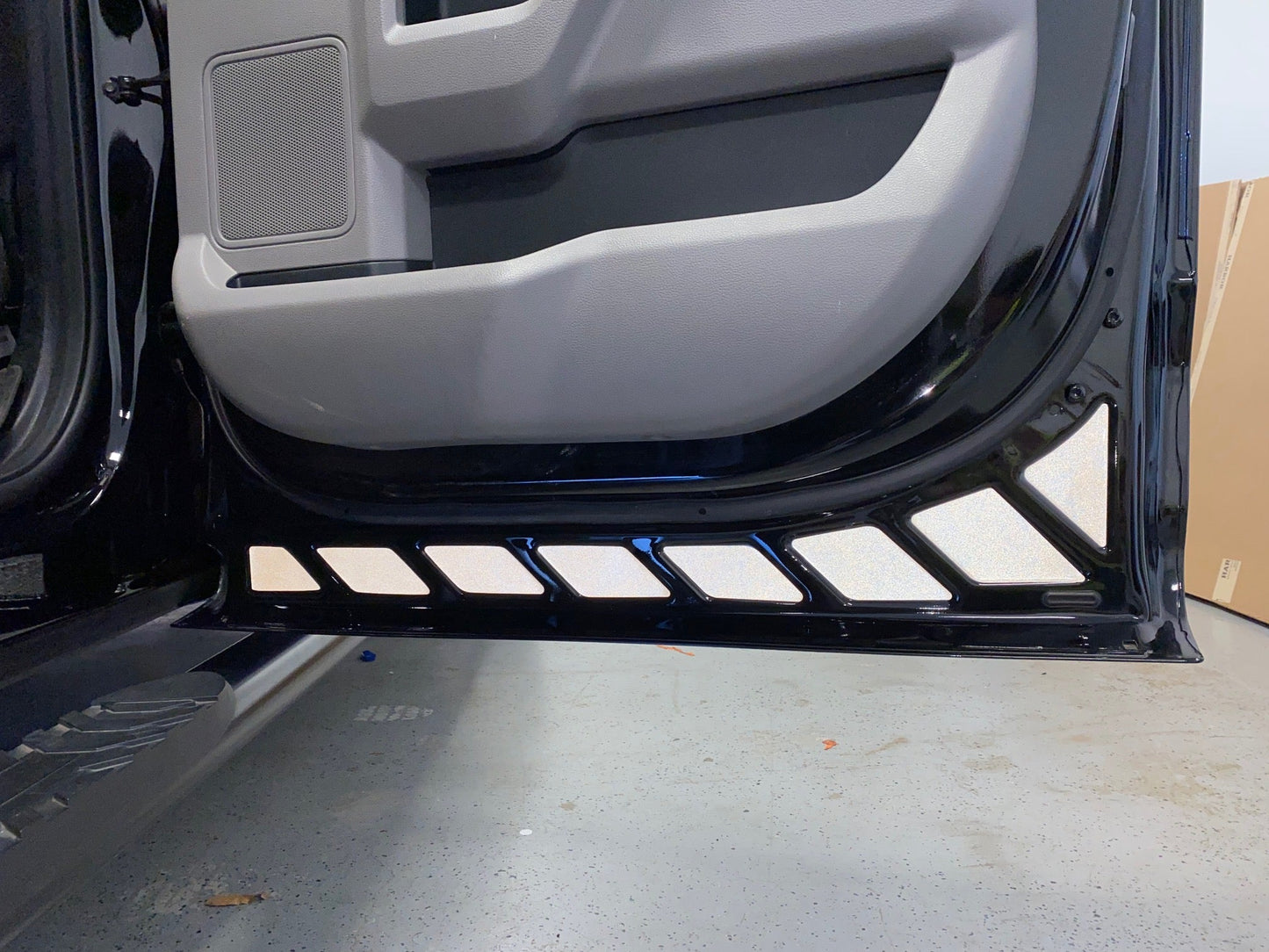 Reflective Safety Front and Rear Door Inserts for 2015-2020 Ford F150-550